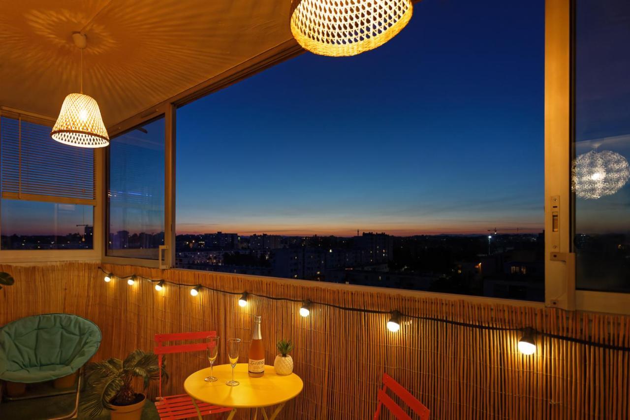 Smile Home-Nid Panoramique Vue Wow ! Spadeco - Loungezen - Terrasse Ensoleillee - Arrivee Autonome - Netflix - Emplacement Ideal - Lumineux - Renove A Neuf - Wifi Fibre - Montpellier Exterior photo