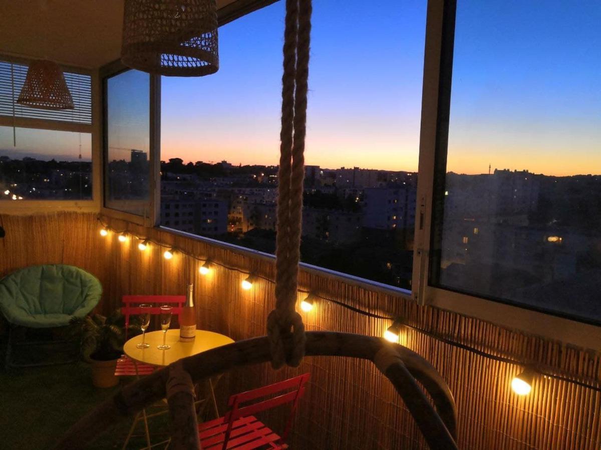 Smile Home-Nid Panoramique Vue Wow ! Spadeco - Loungezen - Terrasse Ensoleillee - Arrivee Autonome - Netflix - Emplacement Ideal - Lumineux - Renove A Neuf - Wifi Fibre - Montpellier Exterior photo